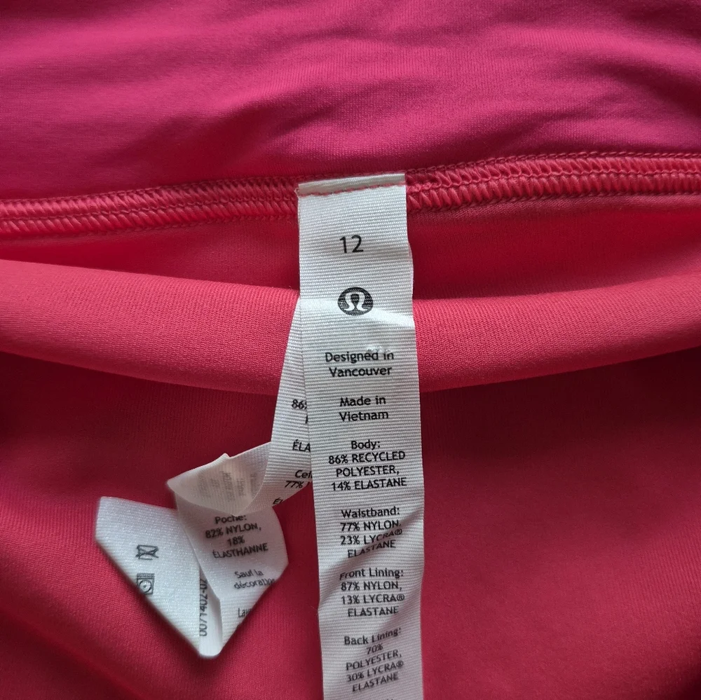 Lululemon Pink Skirt Size 12 - Picture 8 of 11